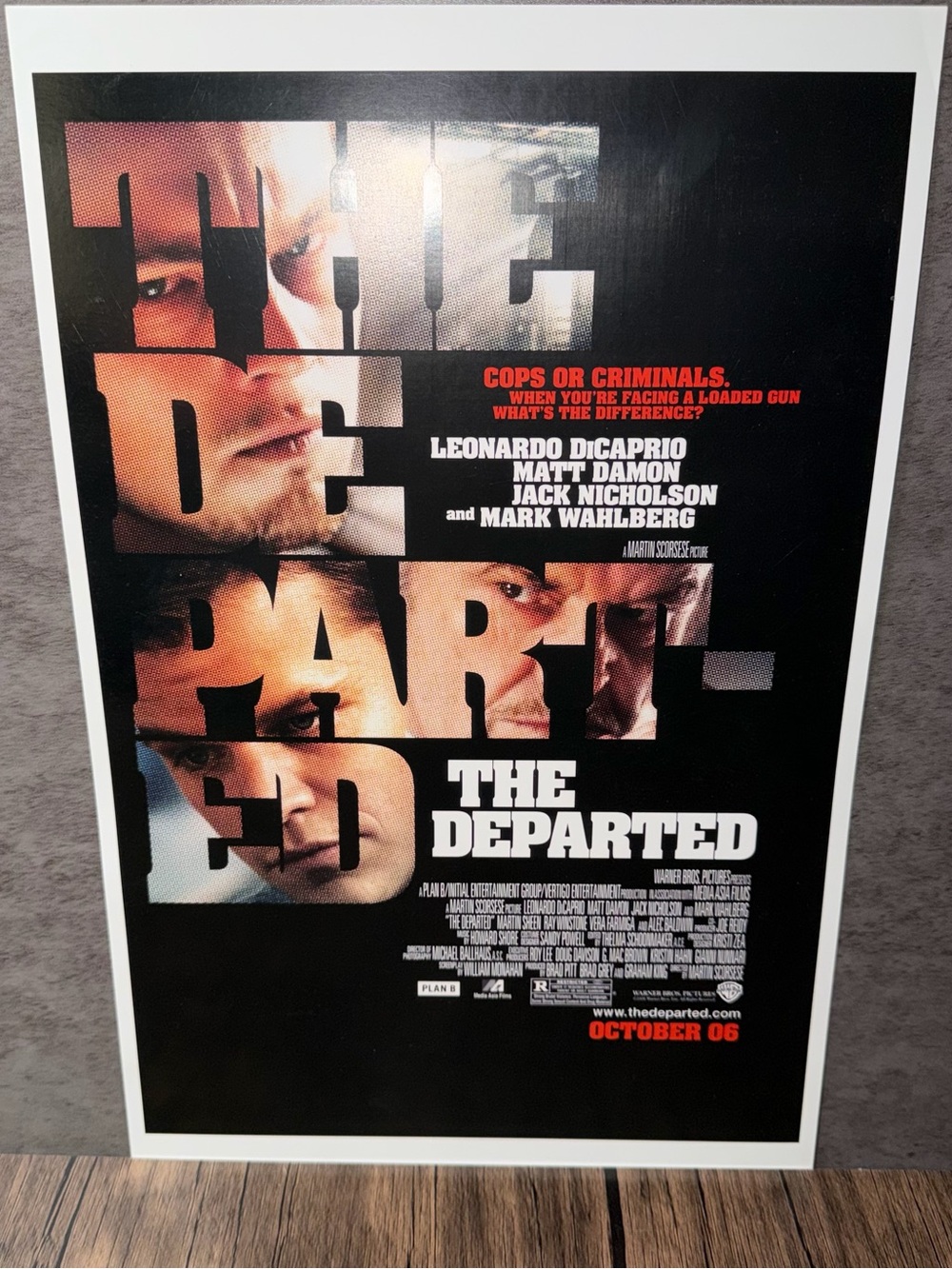 The Departed (2006) Movie Poster Print - 11x17" Mini Poster